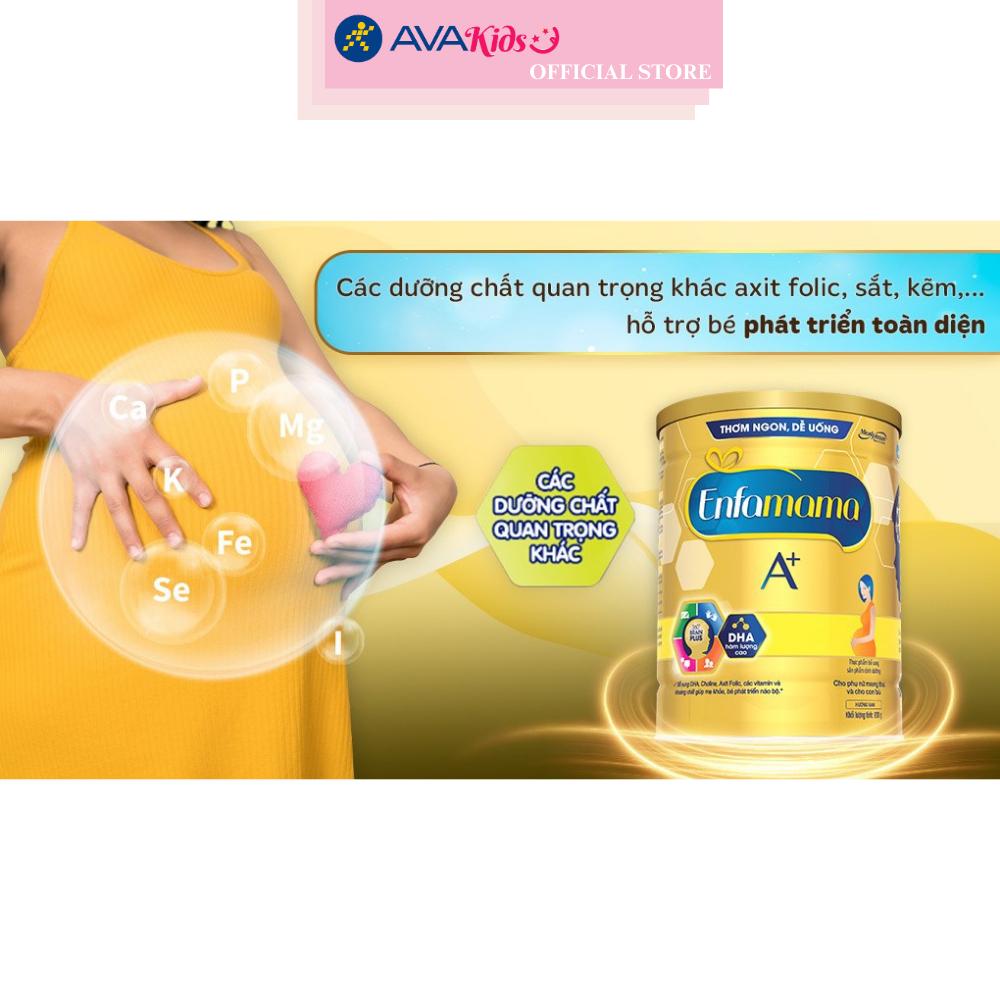 Sữa bầu Enfamama A+ 360° Brain Plus hương vani 830g