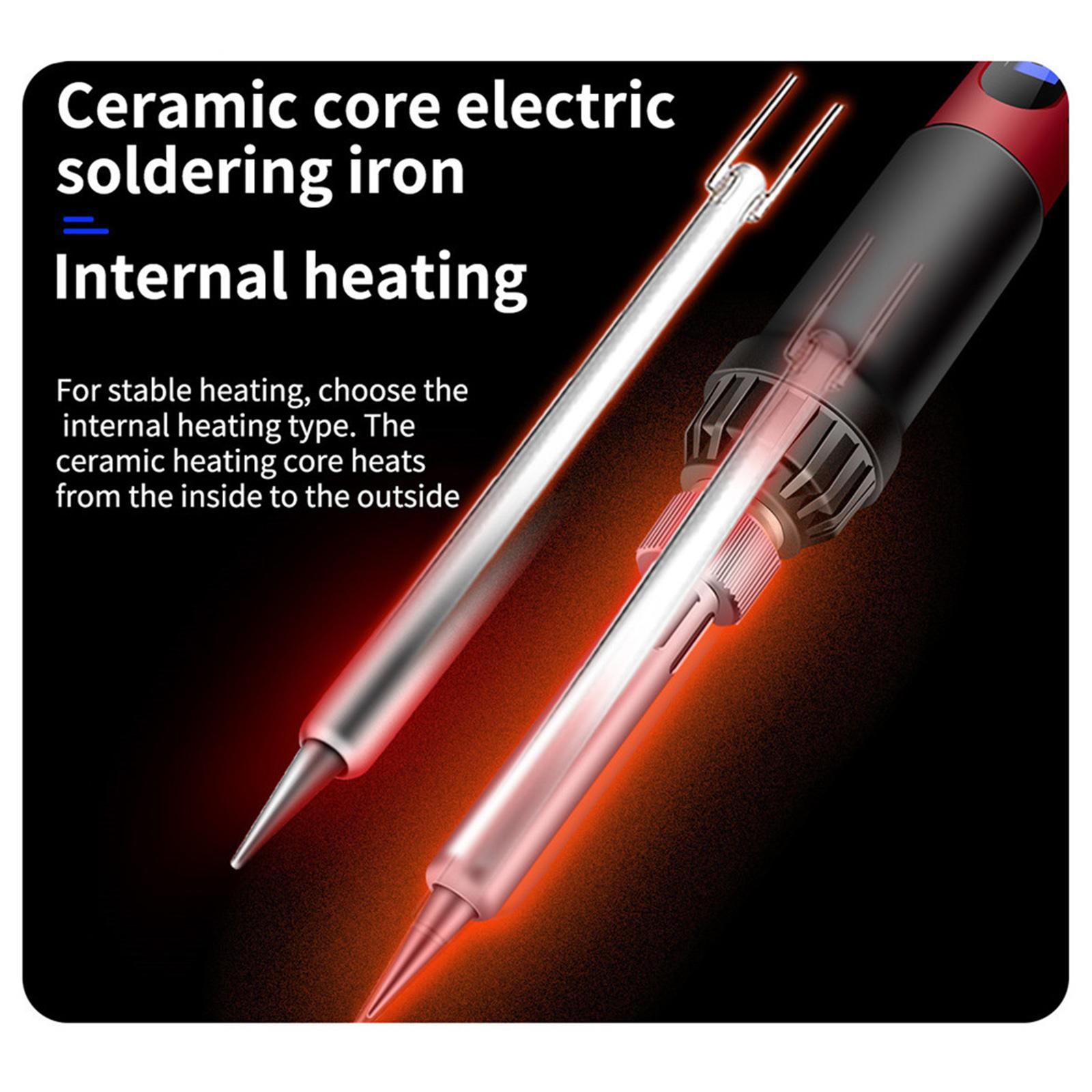 Soldering Iron Electric Gun Adjustable Temperature Welding Set