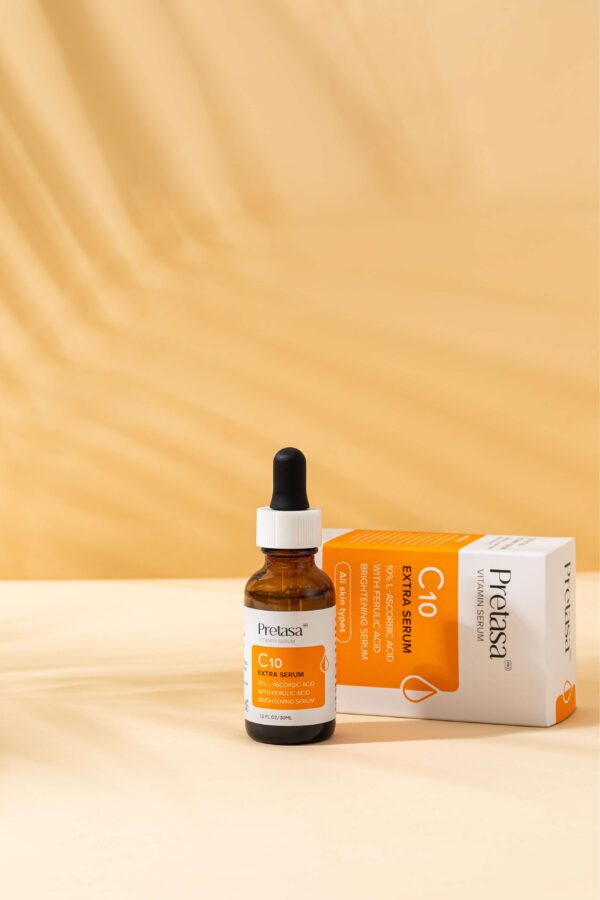 Serum Pretasa Vitamin C C10 - Sáng da- Mờ thâm nám - Dưỡng ẩm sâu cho da