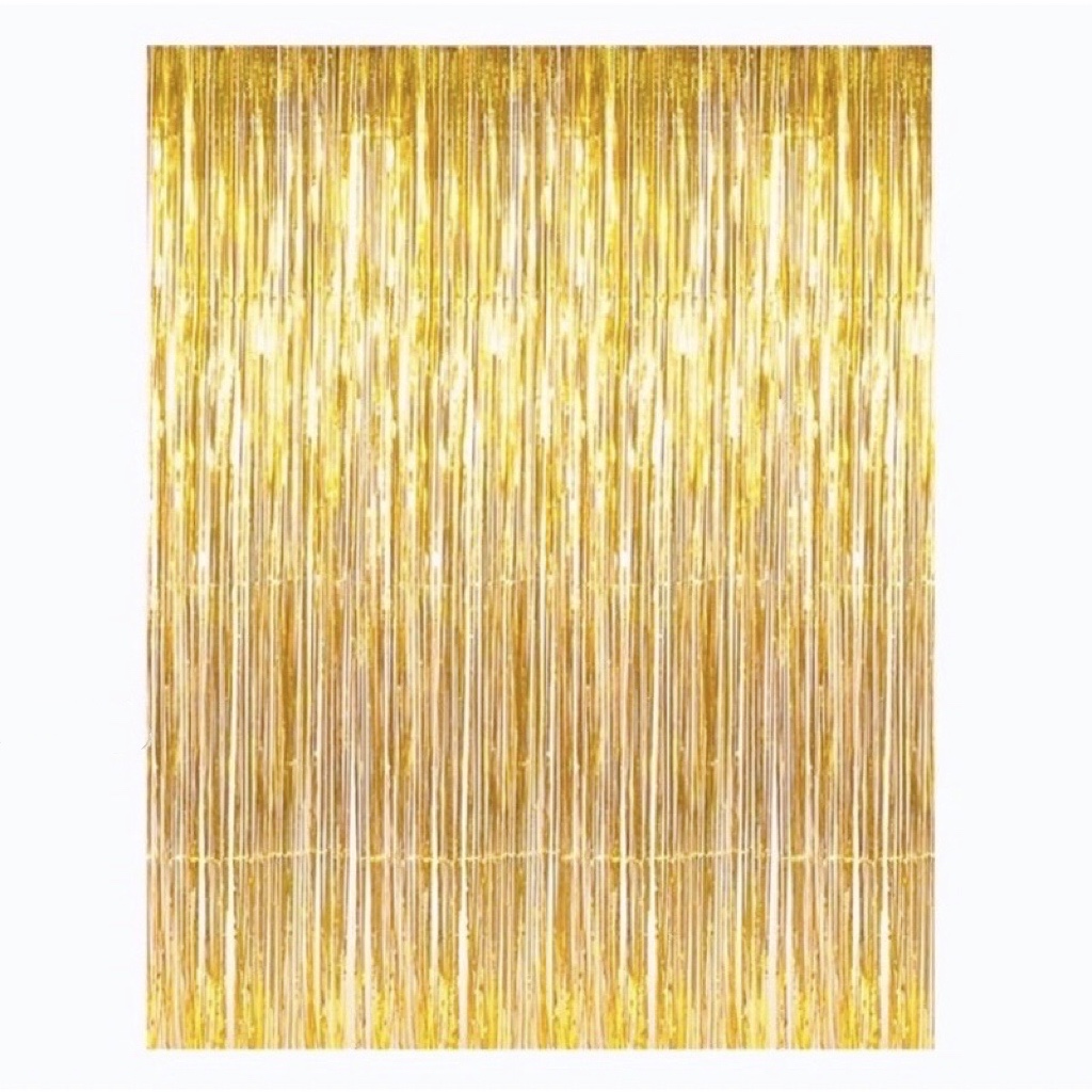 Rèm Kim Tuyến Vàng Gold/ Xanh/ Đỏ Cao 2m x1m Sinh Nhật,..Dễ Sử Dụng