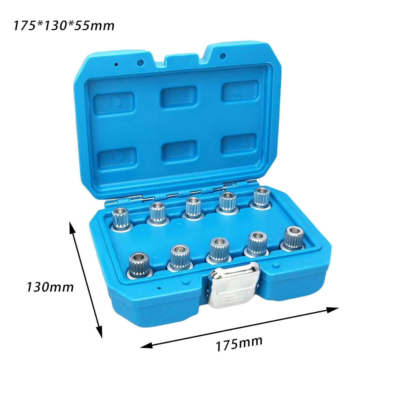 10 Pieces Car Anti- Screw Removal Socket for  Modification