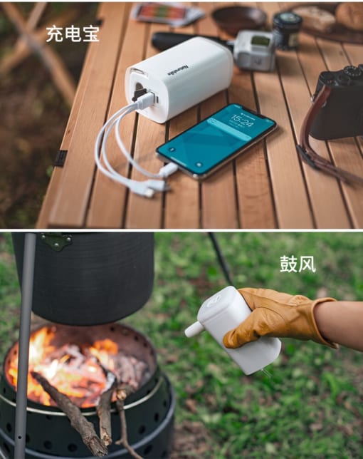 Bộ Máy Bơm Không Khí Ngoài Trời ĐA NĂNG Naturehike NH18Q001-A Pin Lithium Tính Bền Cao