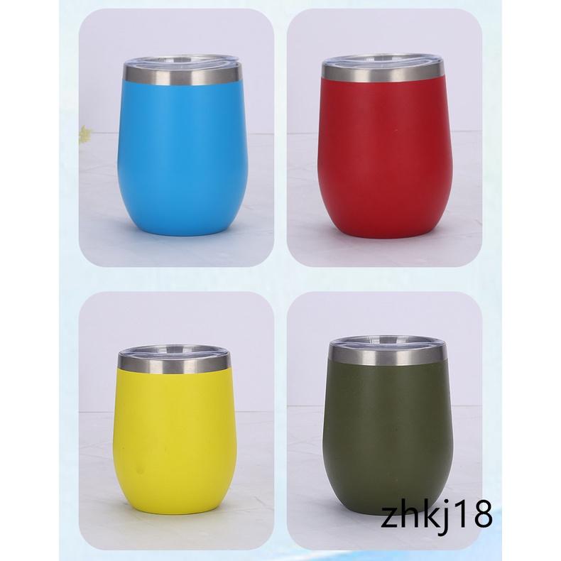 Bình nước giữ nhiệt bằng thép không gỉ 350ml thiết kế hình quả trứng
