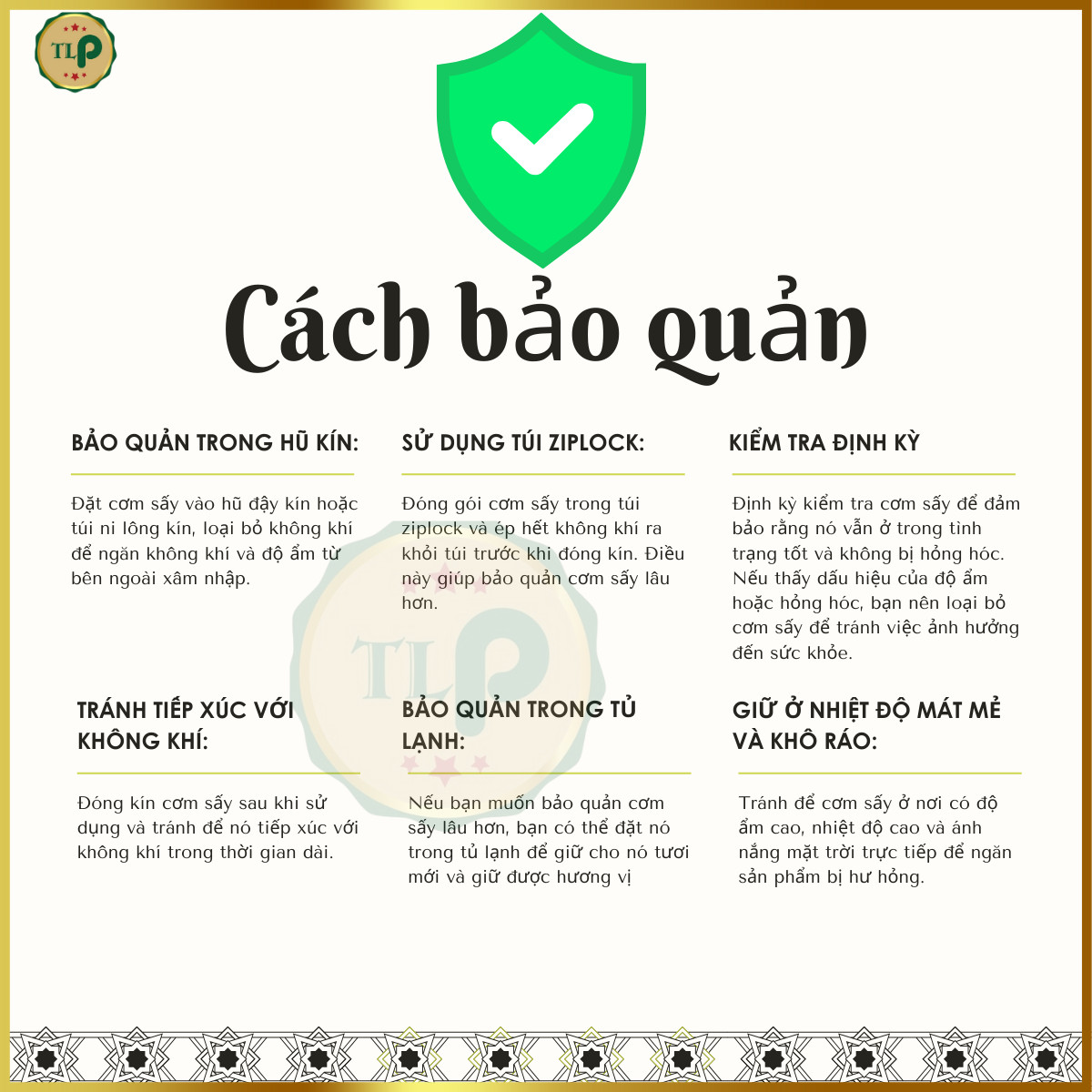 CƠM SẤY CHÀ BÔNG TÂN LỘC PHÁT BỊCH 145G