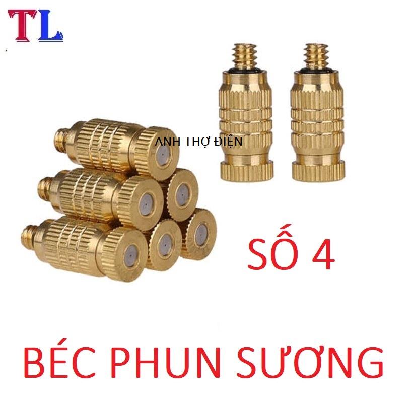 Béc phun sương số 1-2-3-4-5-6-8 tưới lan/rau/ hoa (đầu béc phun sương