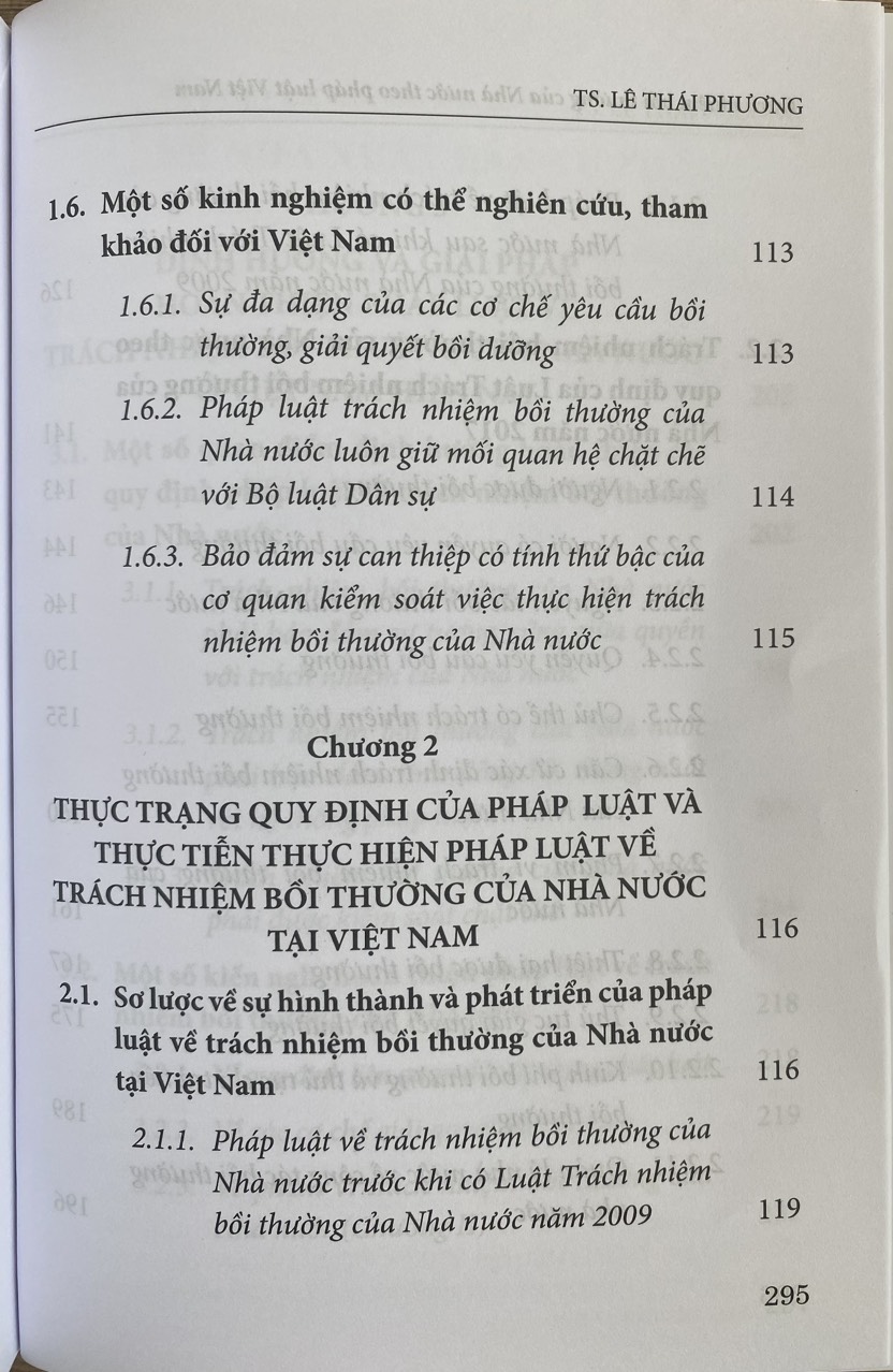 Trách nhiệm bồi thường của Nhà nước theo pháp luật Việt Nam