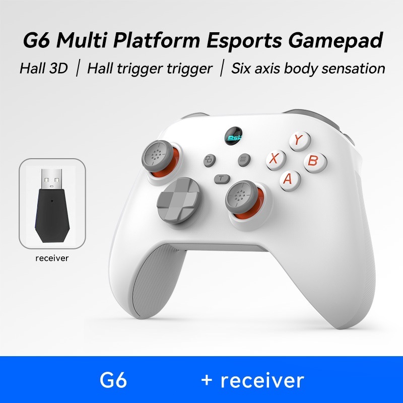 Gamepad tay game Không dây Bluetooth G6 Đa kết nối cho máy tính, laptop, smartphone, máy tính bảng, máy game hàng nhập khẩu