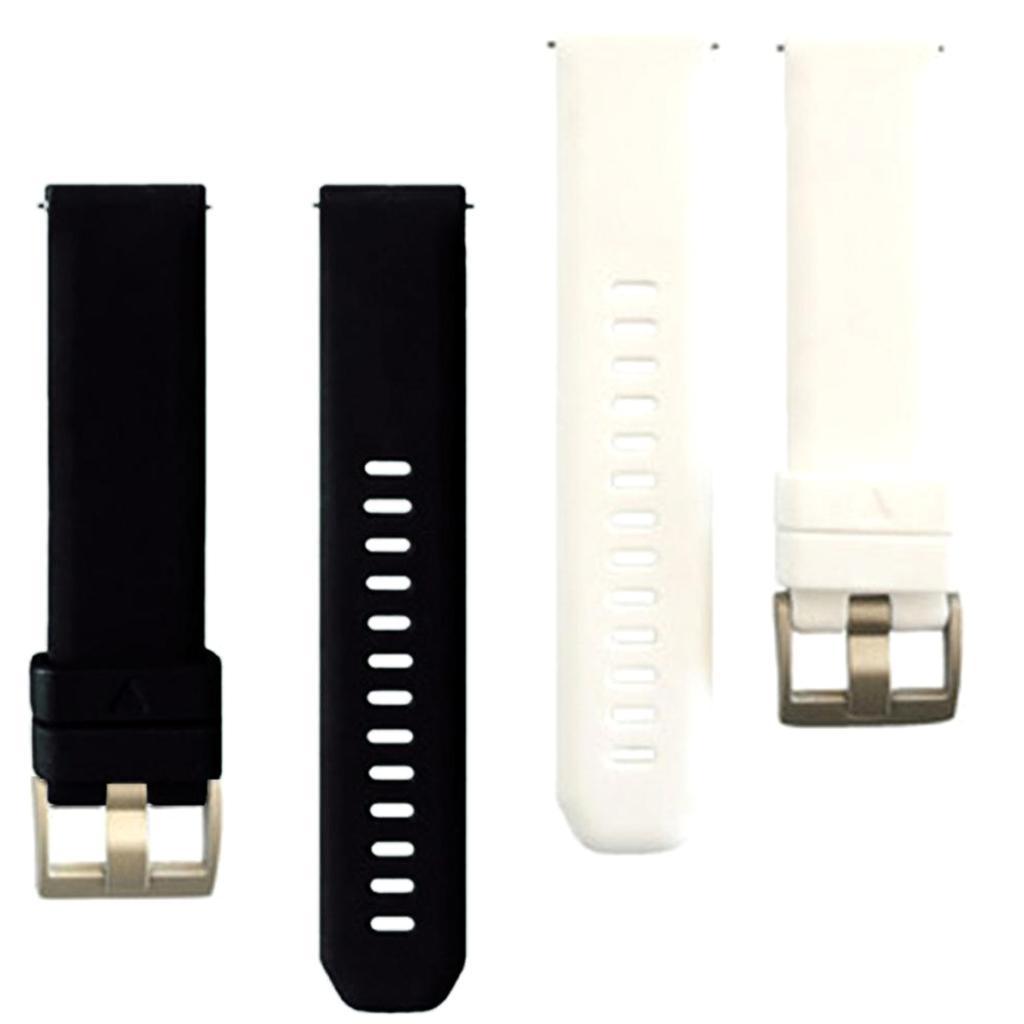2Pcs 20mm Quick Release Watch Band Straps, Silicone Replacement Wristband