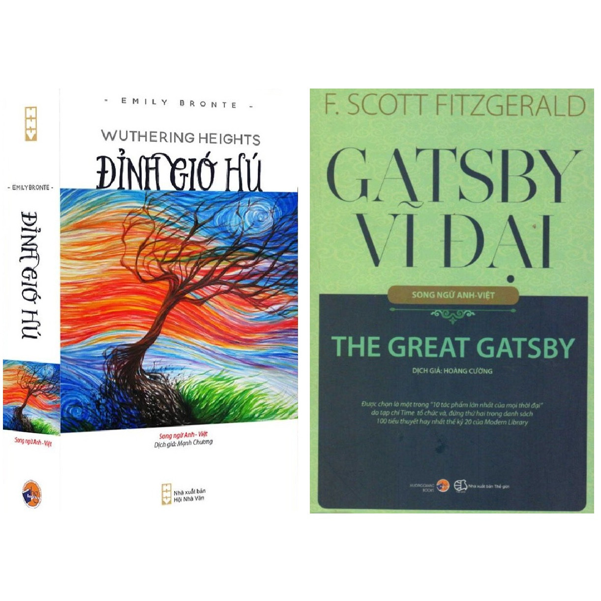 Combo Đỉnh gió hú + Gatsby vĩ đại (song ngữ Anh Việt)