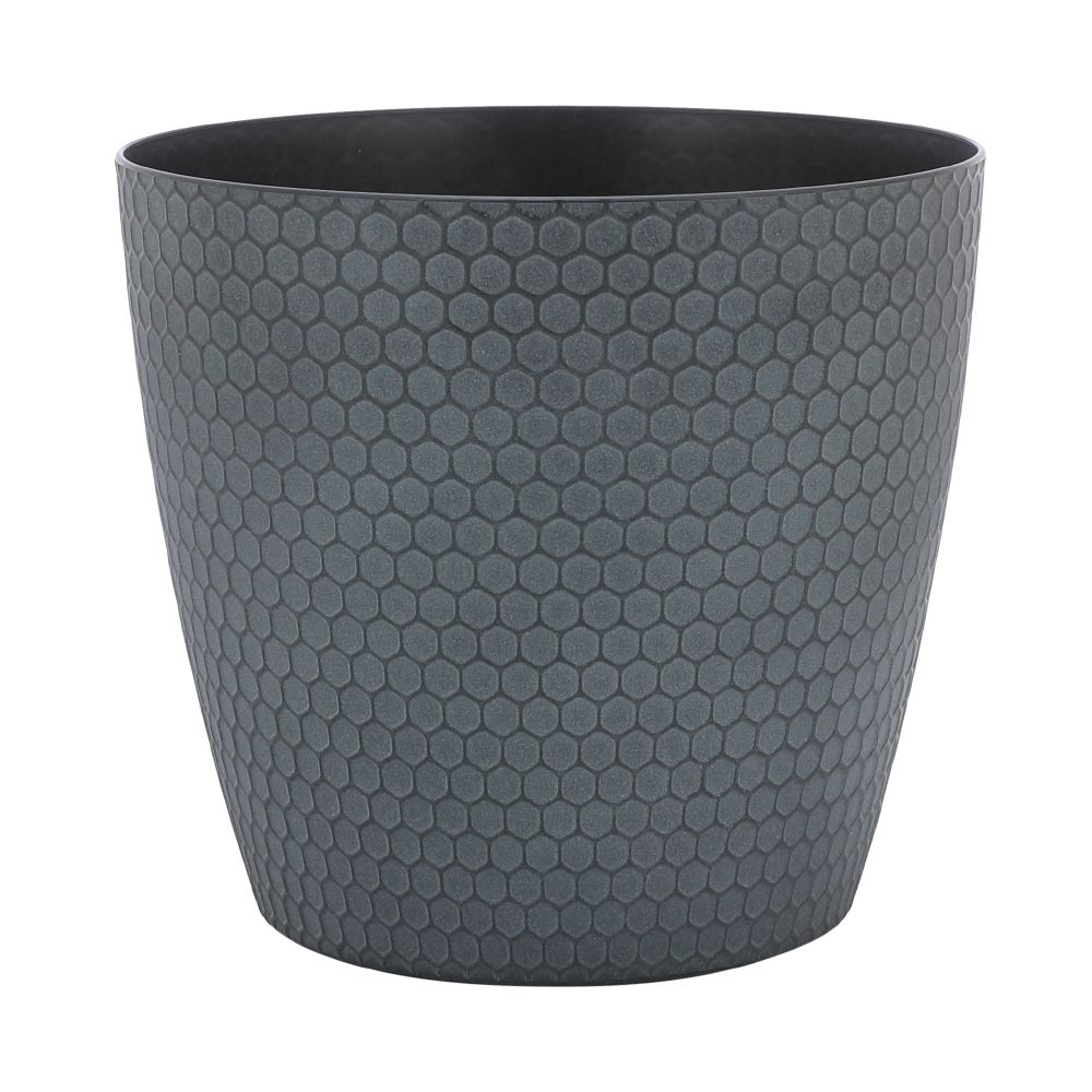 Chậu trồng cây bằng nhựa PP SANDORA, màu đen, 20x22x20 cm | Index Living Mall - Phân phối độc quyền tại Việt Nam