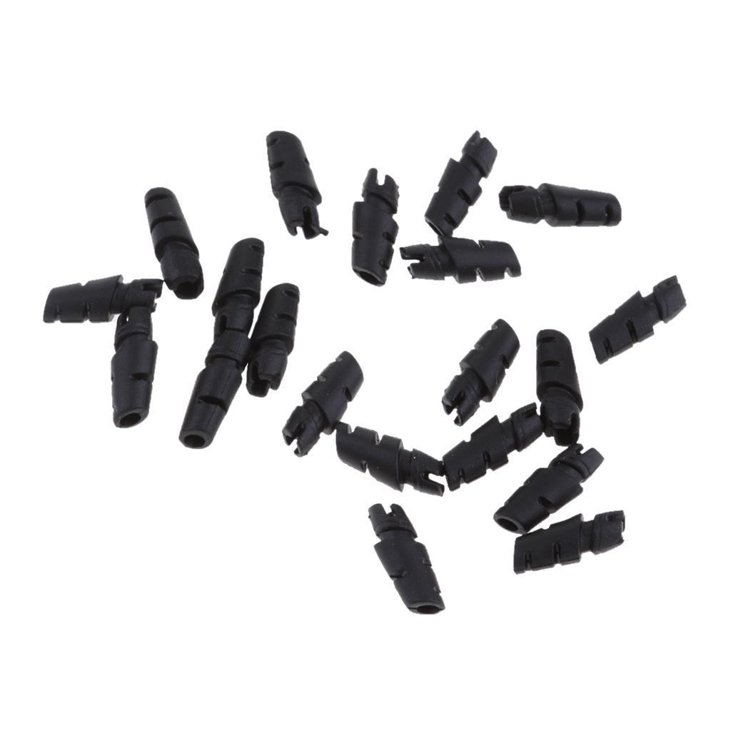 Universal Headphone Tail Tube Buttom  2.9-3.1mm Earphone Shell Black