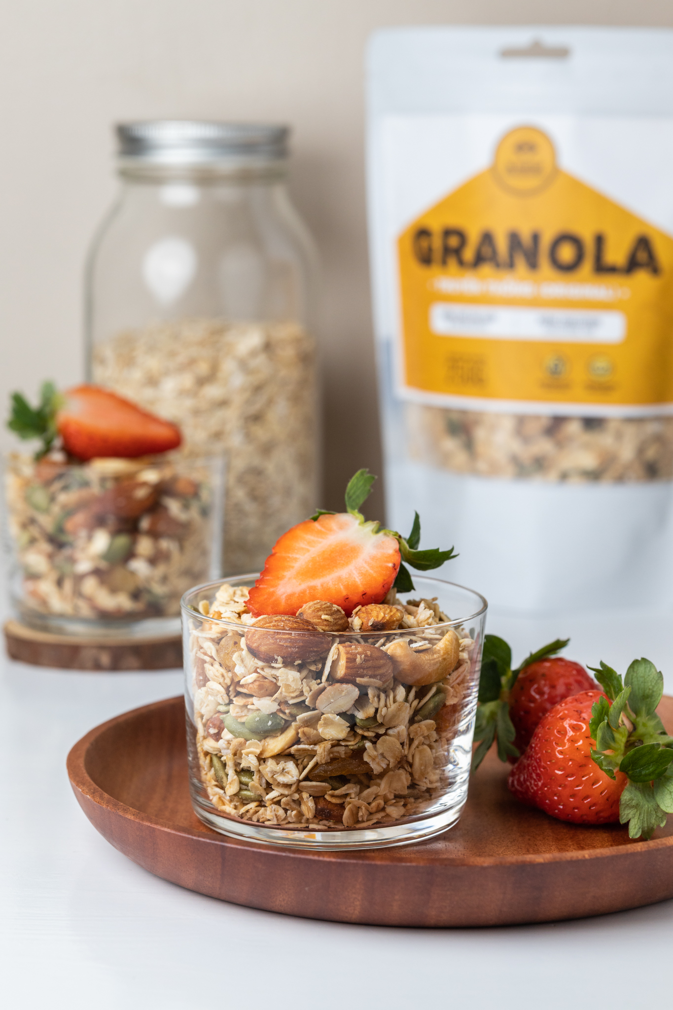 Granola Siêu Hạt DK Harvest - 5 loại hạt ngũ cốc Giảm Cân Nướng Mật Ong, Không Đường - Trọng lượng 500g