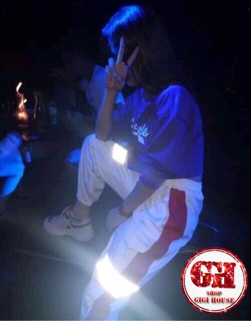 Quần Jogger Dù Nam Nữ Phản Quang