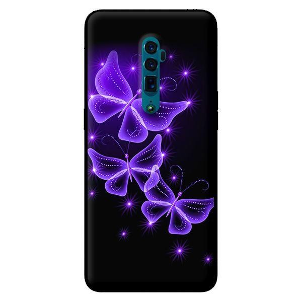 Ốp lưng dành cho Oppo Reno 10x - Bướm tím - hàng chính hãng