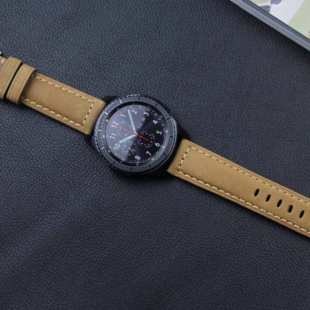 Dây đeo thay thế Crazy Horse da cổ điển cao cấp chính hãng dành cho đồng Hồ Thông Minh Samsung Gear S3