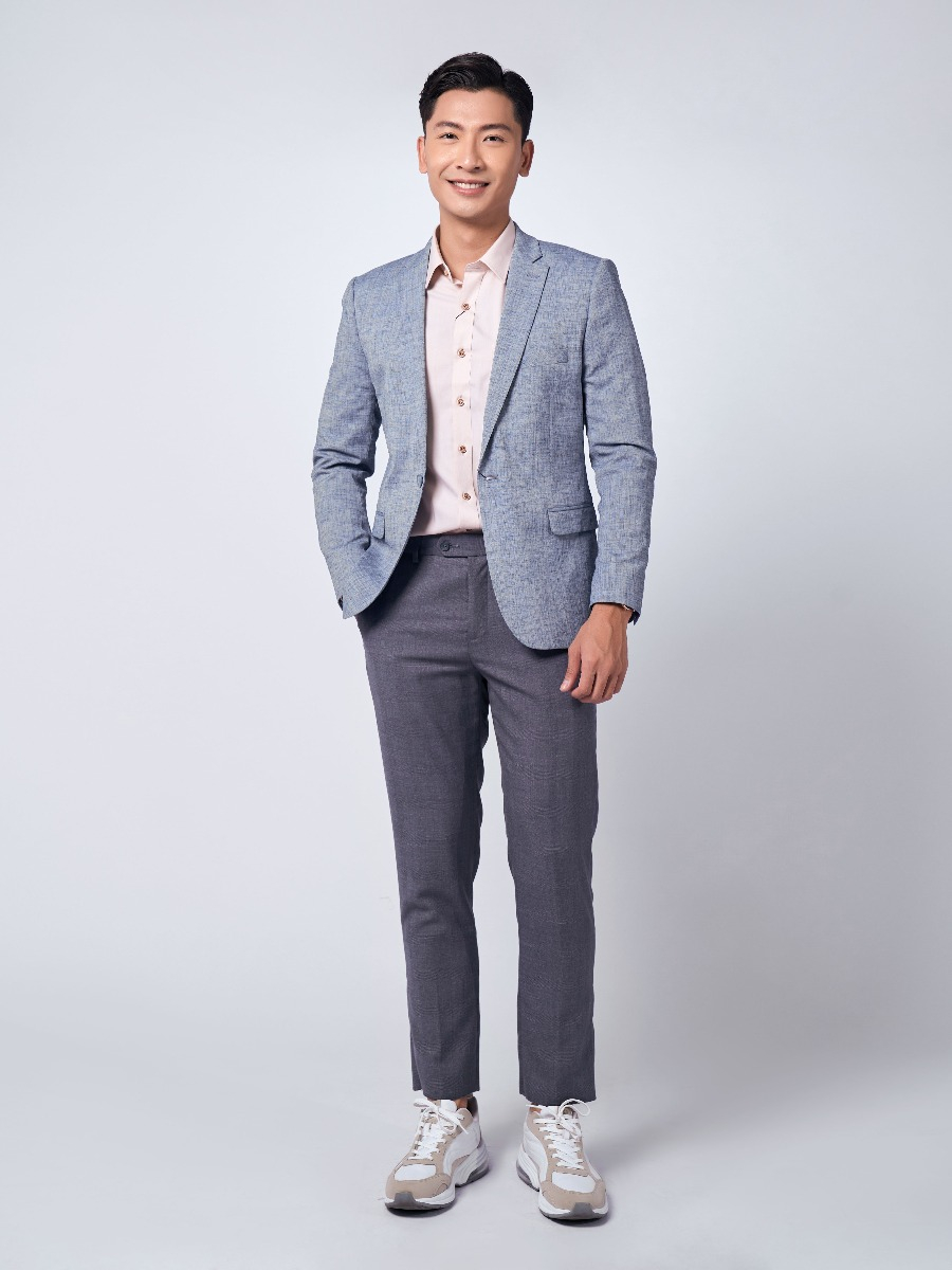 Áo Blazer OWEN nam công sở vải Namu KHÔNG NHĂN dáng REGULAR mã BL220700