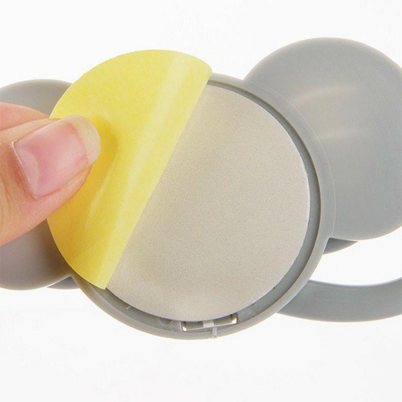 Móc treo đồ dán tường 3 vòi voi dễ thương - Móc treo chìa khoá hình con voi chắc chắn giá đựng đồ dán tường đa năng