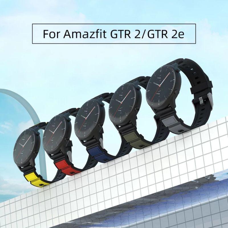 Dây đồng hồ cao su Sikai cao cấp dành cho Amazfit Gtr2 / gtr 2e / gtr47mm