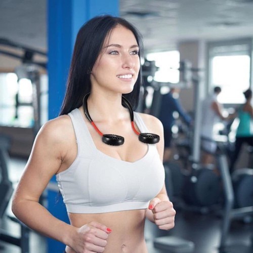 QUẠT QUÀNG CỔ THỂ THAO | Mang Đi Tập Gym, Chạy, Chơi Thể Thao, Quạt mini siêu cute xoay360 độ có led -màu ngẫu nhiên