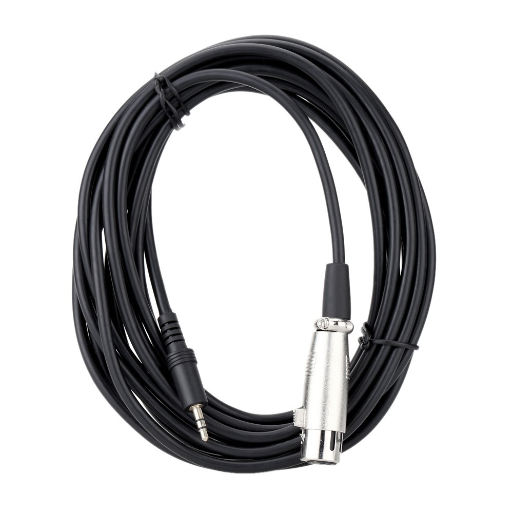 Dây XLR ra 3.5mm chuyên dùng cho micro thu âm, soundcard, PC - Dài 2.5m - Truyền tín hiệu tốt - Hàng chính hãng