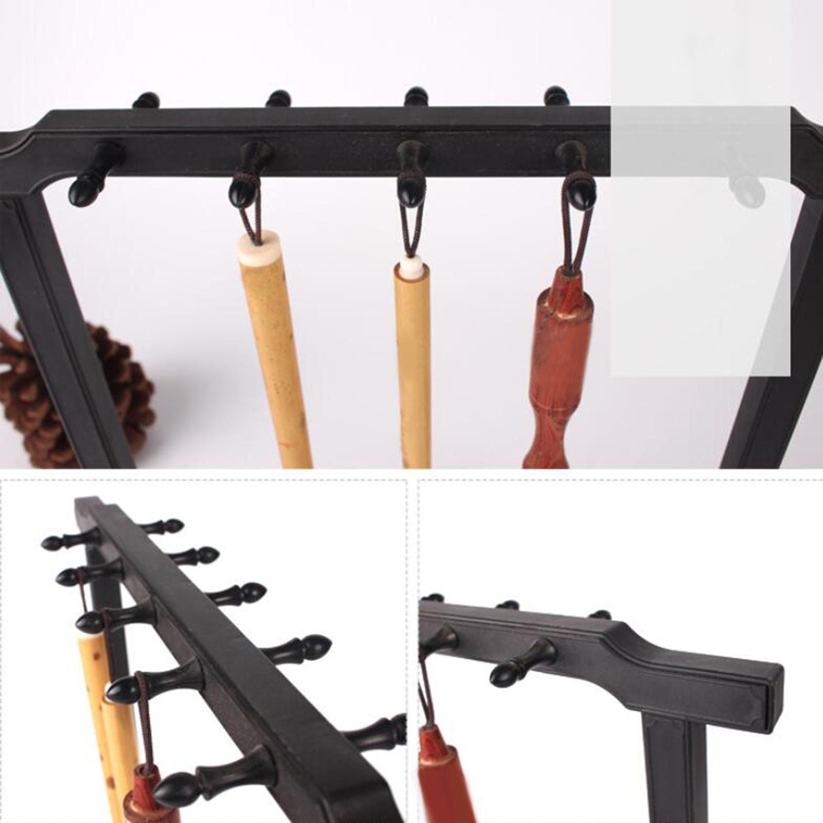 12-Pin Exquisite Brush Pen Rack Hanger Shelf Calligraphy Brush Pen Holder