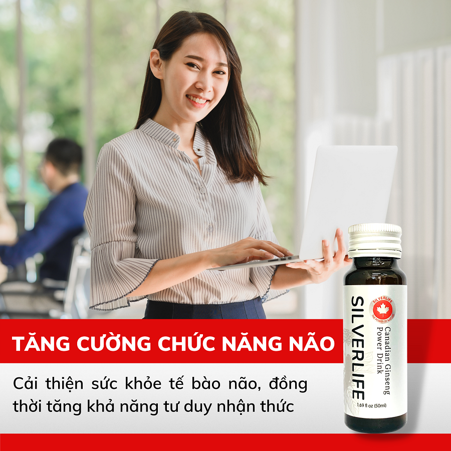 Nước uống tinh chất nhân sâm Canada Silverlife | Thơm ngon bổ dưỡng | Từ 100% nhân sâm Canada chính gốc và mật ong nguyên chất