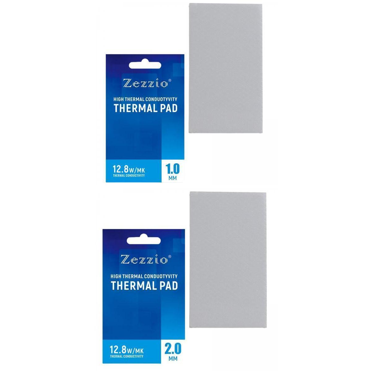 Pack of 2 Thermal Pads 85x45mm Thickness 1/2mm Simple for PC Laptop Heatsink