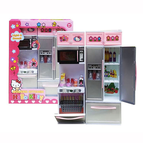 Bộ Đồ Chơi Nhà Bếp Hello Kitty Gồm Loại 2 Khoang, 3 Khoang Cho Bé