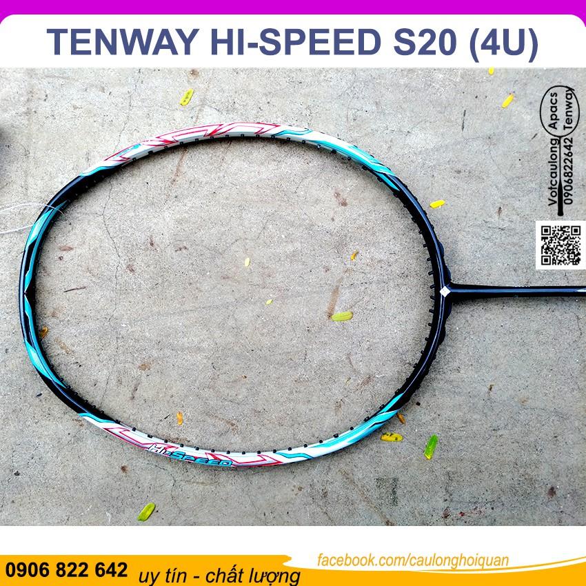 Vợt cầu lông Tenway Hi-Speed S20 | Vợt nặng đầu chuyên công, trợ lực người chơi, thân nhỏ chống cản gió
