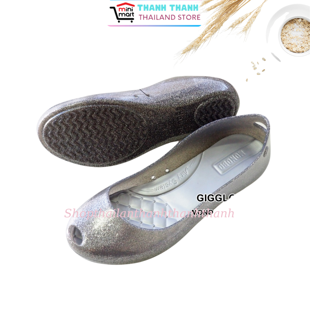Giày nhựa nữ búp bê đi mưa Cry_stal Thái Lan