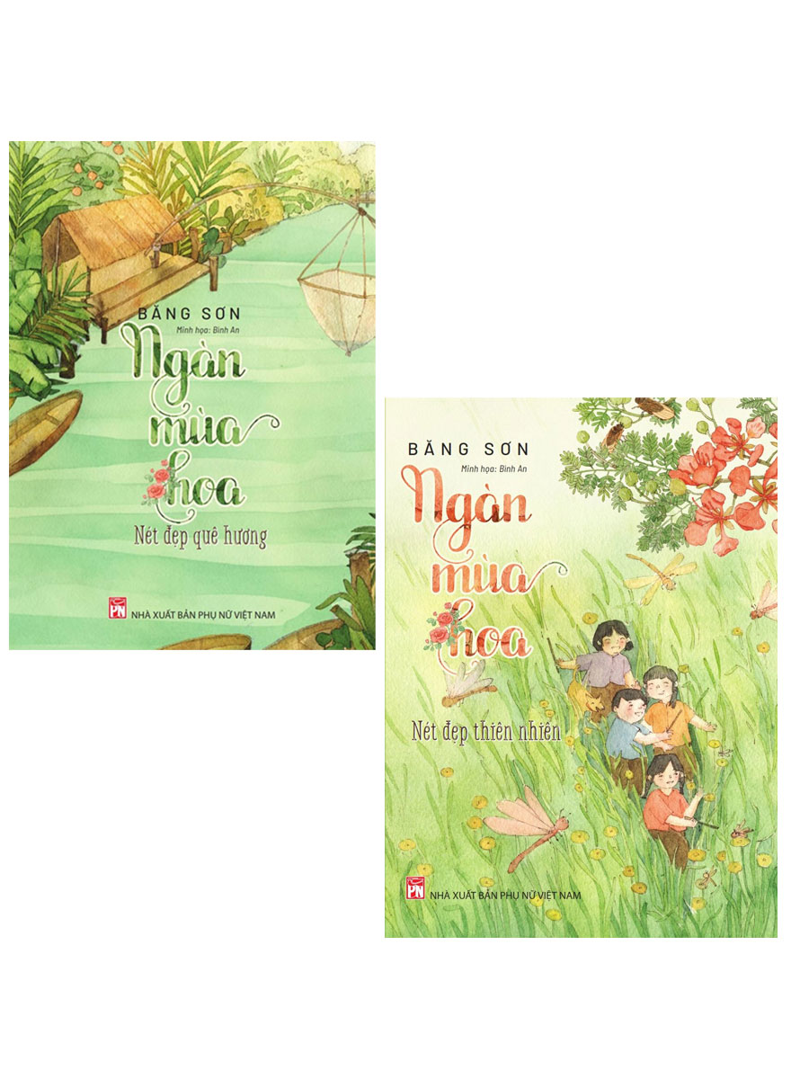 Combo Sách Ngàn Mùa Hoa: Nét Đẹp Quê Hương + Nét Đẹp Thiên Nhiên (Bộ 2 Cuốn) (PNU)