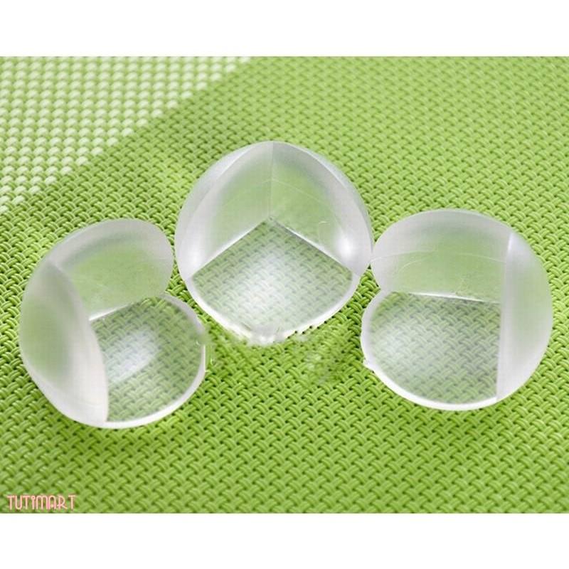 BỘ 4 BỊT GÓC BÀN SILICOL KÈM KEO DÁN