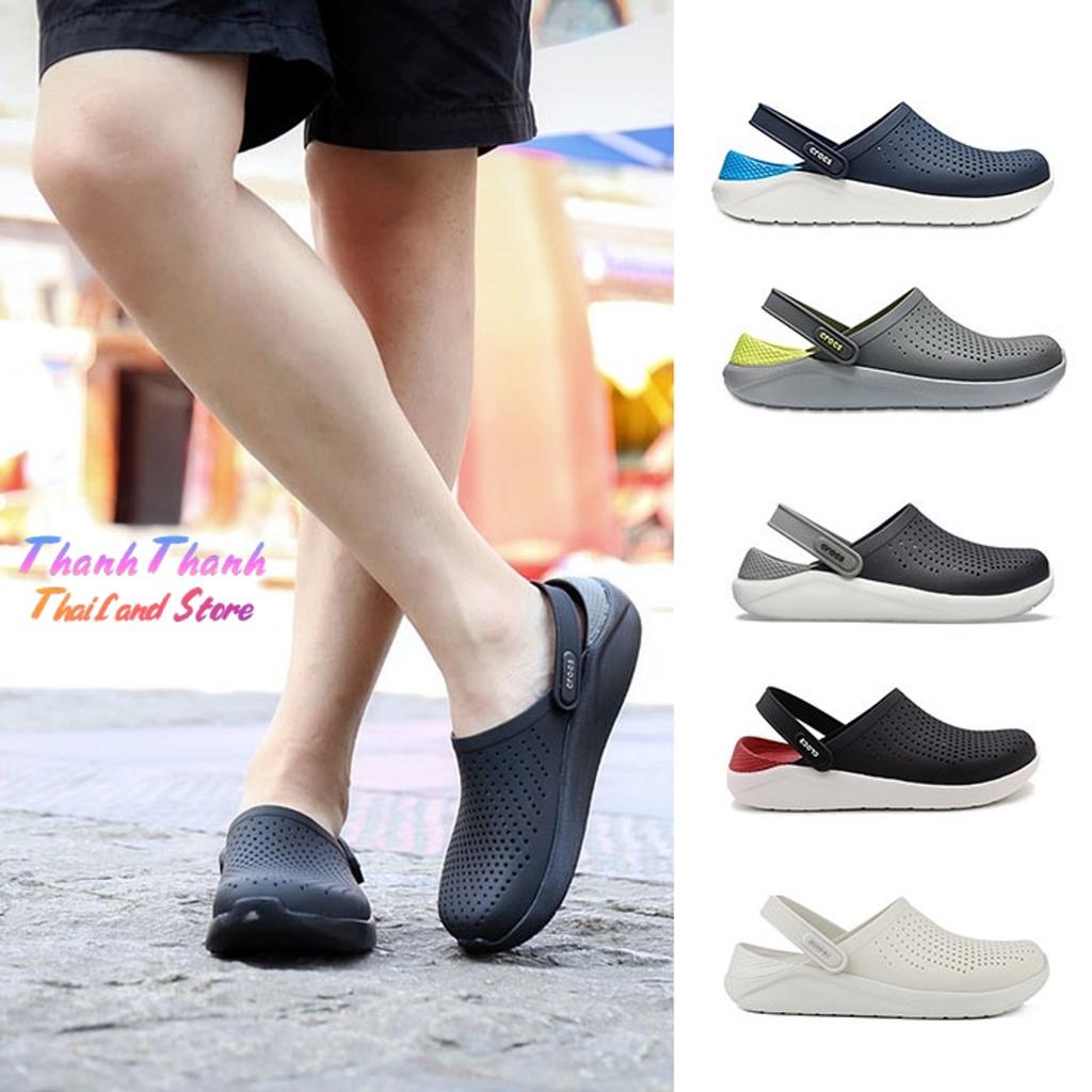 Dép Sandal Cross Literide clog Quai ngang bít đầu, chống hôi chân