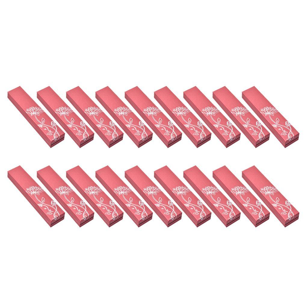 18Pcs Jewellery Gift Boxes Necklace Bracelet Case Valentines Gift Box Red