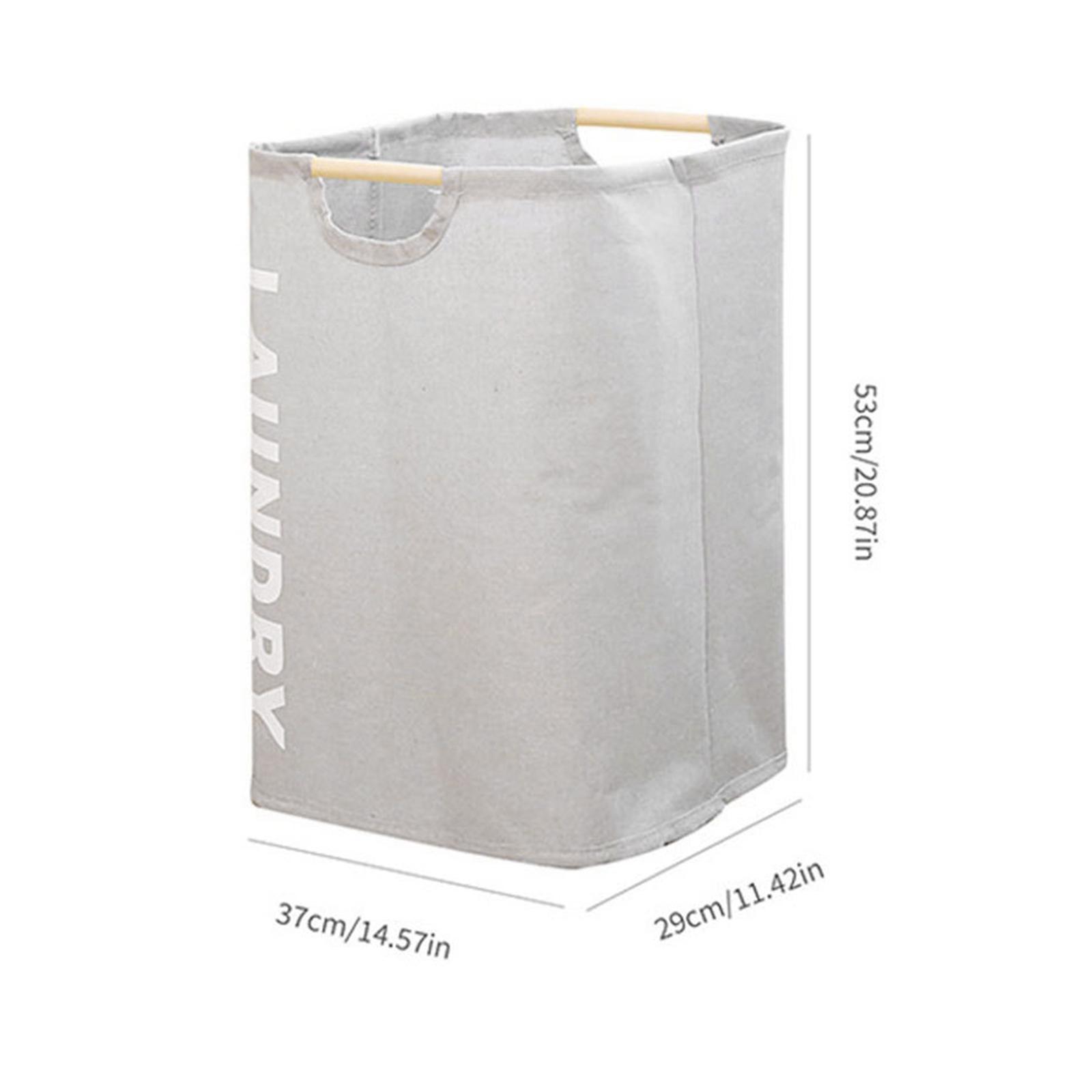 Tall Collapsible Laundry Hamper Laundry Basket Organizer ,Toy Clothes Storage Basket, Handle Foldable Clothing Basket for Bedroom Laundry Room