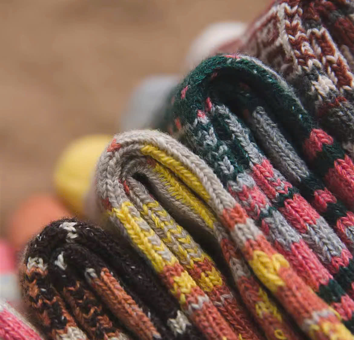 SET 5 ĐÔI TẤT VỚ NỮ LEN DÀY PHONG CÁCH BẮC ÂU CAO CẤP MÃ 33 DÀNH CHO NỮ