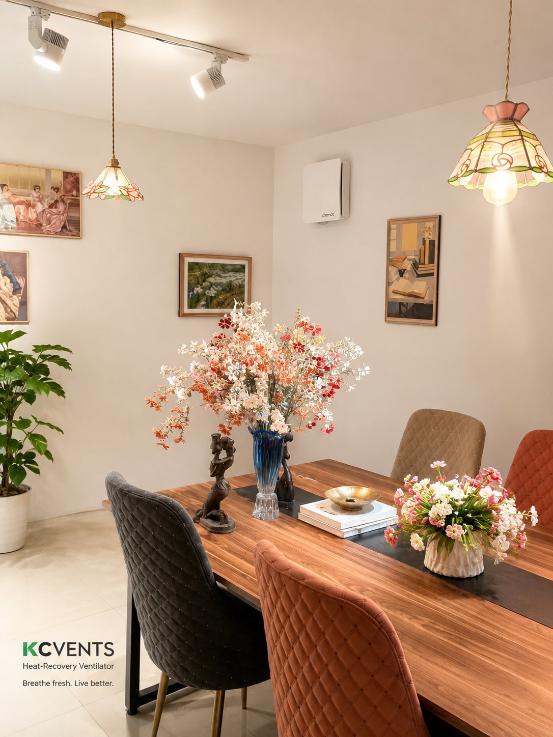 Hàng chính hãng - Máy cấp khí tươi hồi nhiệt VT501-WF
