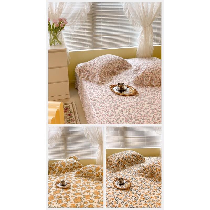 Bộ ga gối cotton 100% hàng nhập 3 món