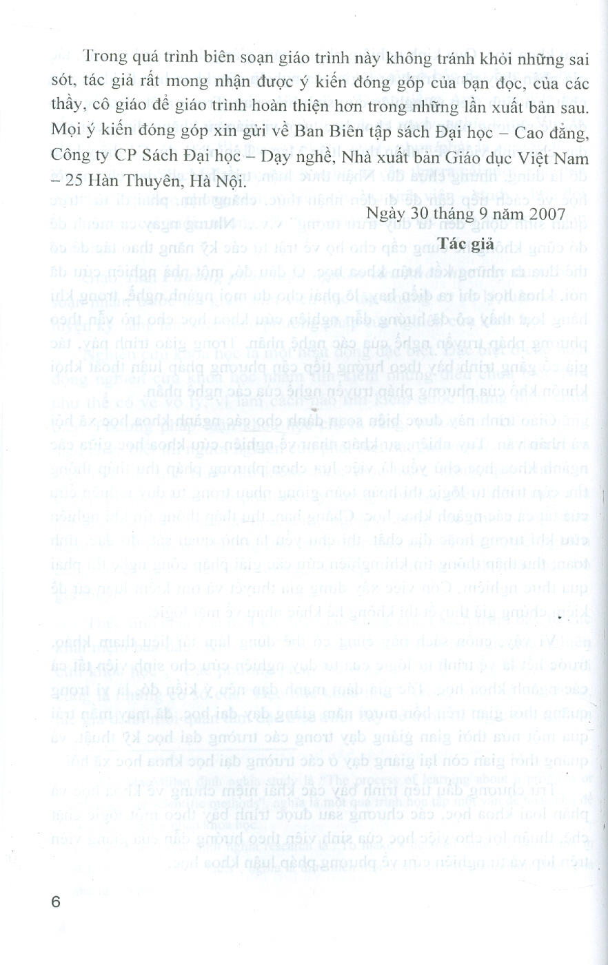 Giáo Trình Phương Pháp Luận Nghiên Cứu Khoa Học (Tái bản) - ảnh 7