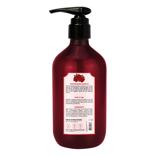 Organique - Dầu gội dưỡng tóc hoa hồng - Rose Repairing Shampoo 500ml (Mẫu mới)