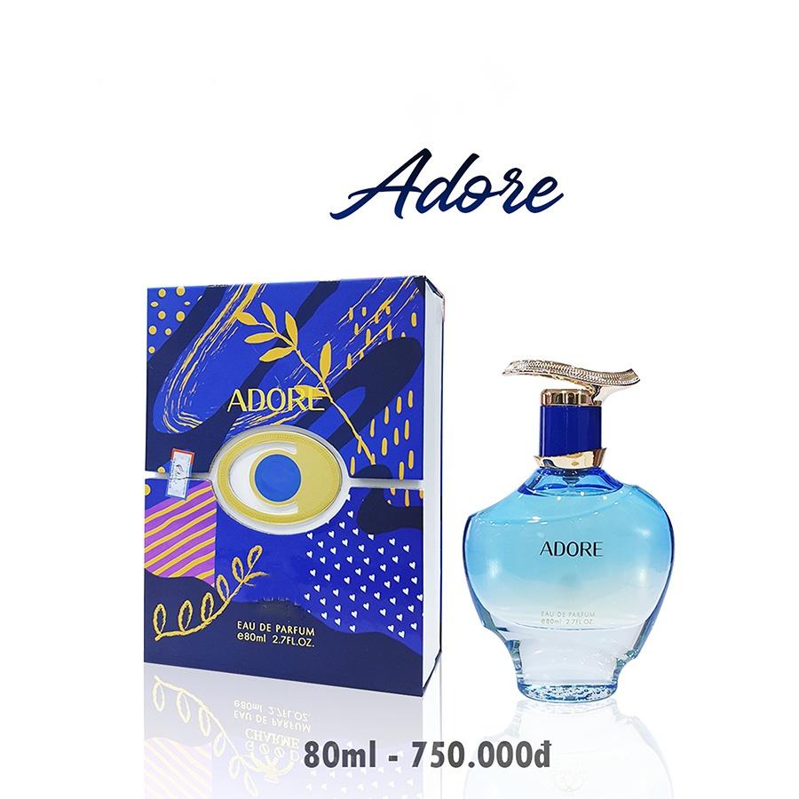 Nước Hoa Nữ GOOD CHARME ADORE Thơm Từ Nhóm Hoa Cỏ Tinh Hoa Mang Lại Phong Cách Trẻ Trung Sang Trọng 80ml