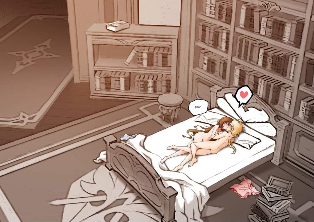 genshin impact aether x amber doujin chapter 1 15