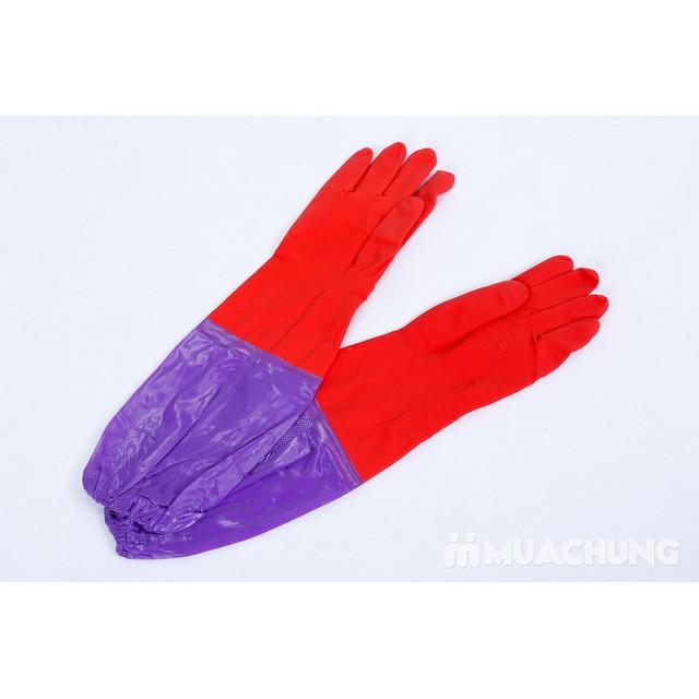 GĂNG TAY CAO SU RỬA BÁT LÓT NỈ