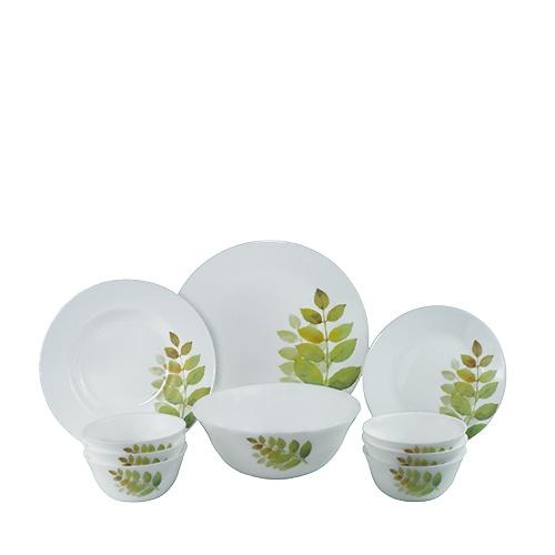 Bộ chén đĩa thủy tinh Diva Ivory A.S 12 món - 10 món - Ấn Độ