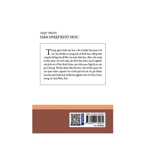 Sách - Giáo Trình Dẫn Nhập KiTô Học