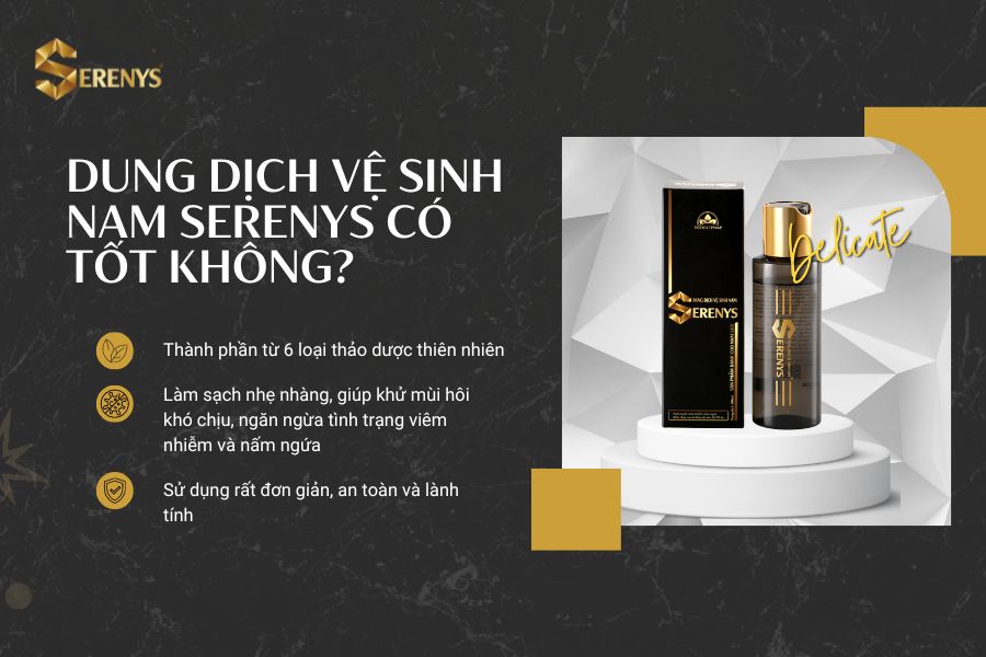 Sản phẩm dung dịch vệ sinh nam Serenys Classic 100ML .