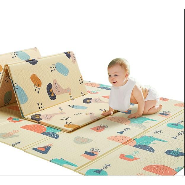 Thảm trải sàn xốp XPE 2 mặt phủ Silicone Hàn Quốc