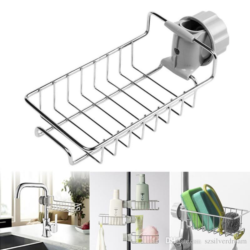 Kệ Để Đồ Rửa Chén ️ ️ Kệ Cạnh Vòi Rửa INOX Tiện Dụng