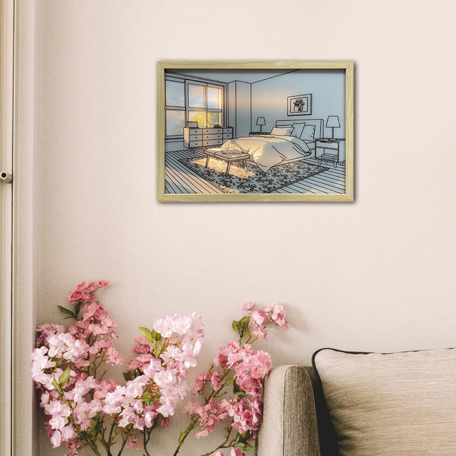 Light up Painting Wall Art Decor Picture Dimmable Lighting Painting Art