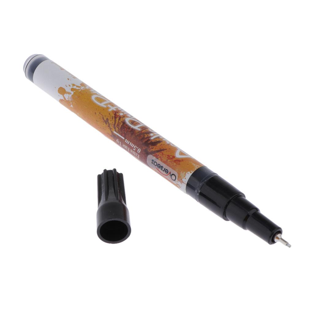 Mực Đen Sơn Acrylic Dấu Nghệ Thuật Thường Trực Tranh Đá Mỹ Bút Đánh Dấu